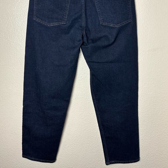 Theory Treeca Cropped Jeans Woman's size 30 indigo blue denim tapered leg - Picture 14 of 15